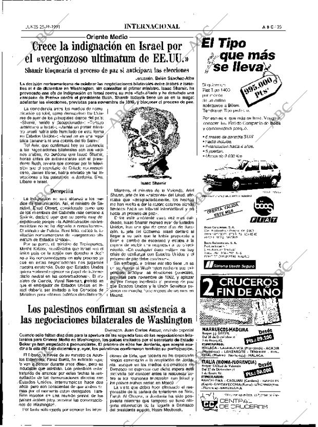 ABC MADRID 25-11-1991 página 35