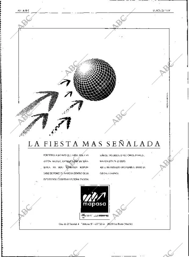 ABC MADRID 25-11-1991 página 60