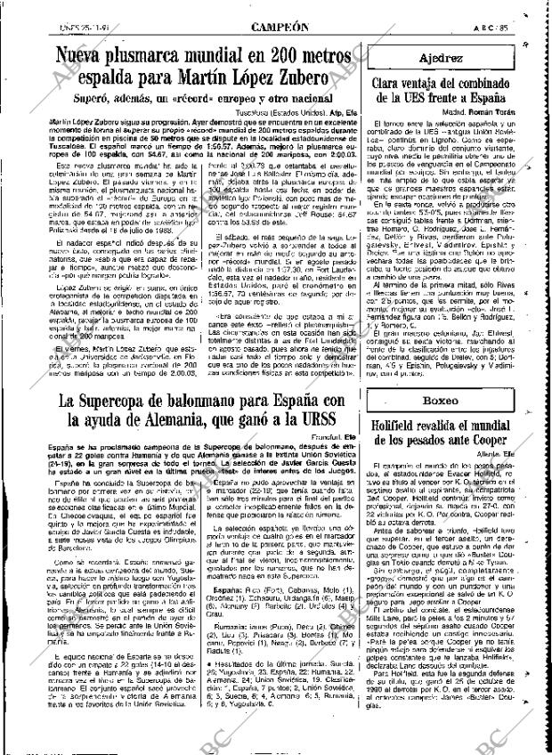 ABC MADRID 25-11-1991 página 83