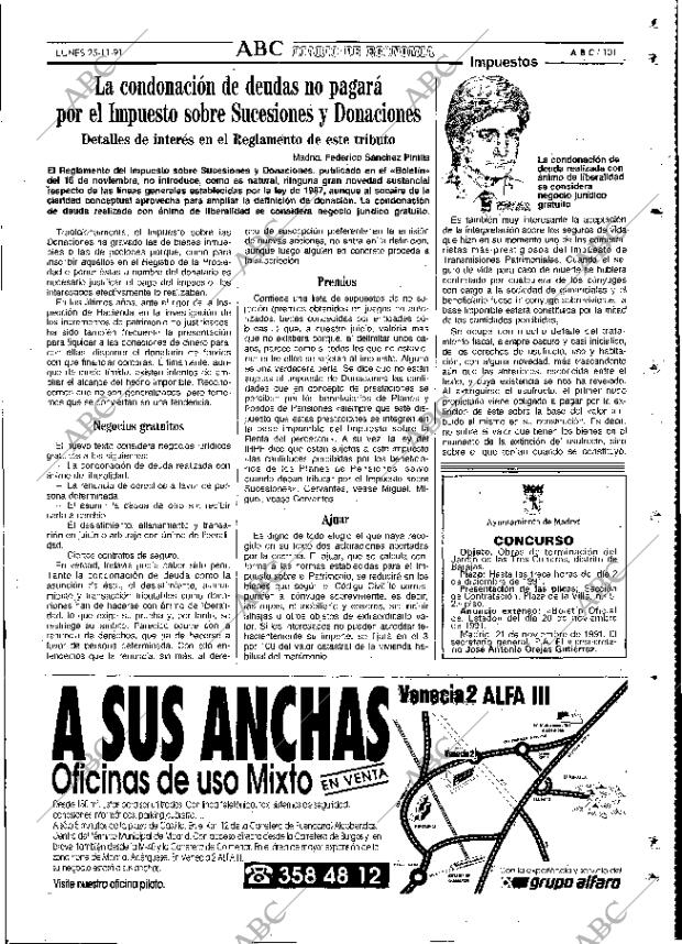 ABC MADRID 25-11-1991 página 99