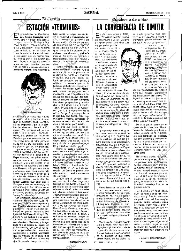 ABC SEVILLA 27-11-1991 página 26