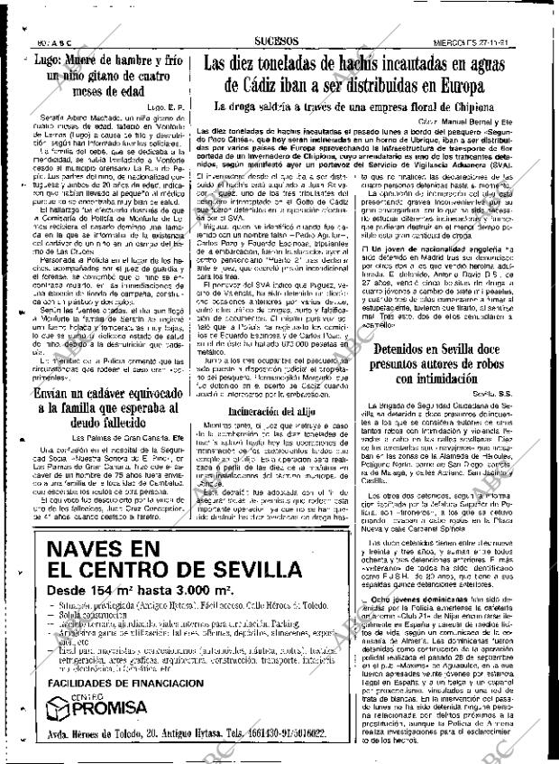 ABC SEVILLA 27-11-1991 página 80