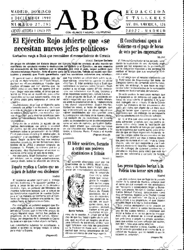 ABC MADRID 01-12-1991 página 19