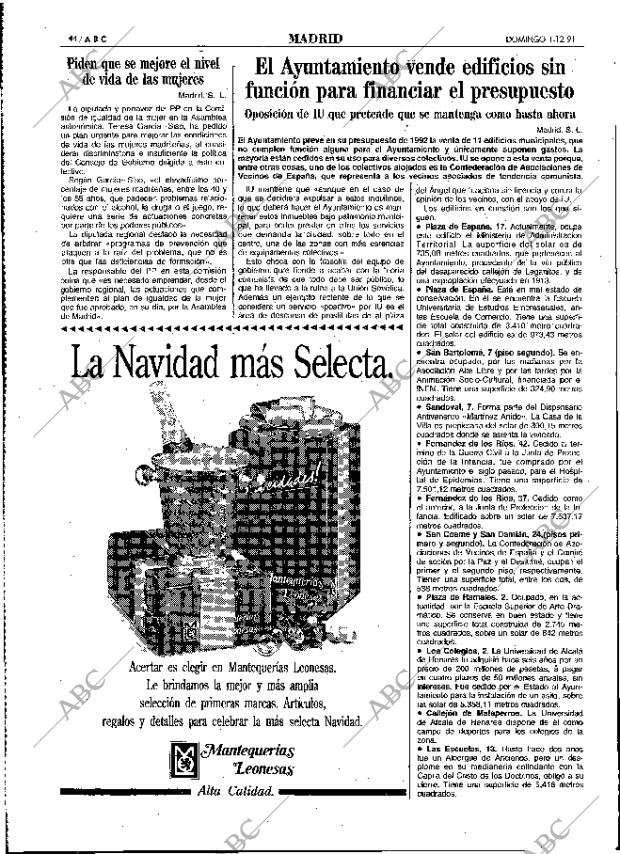 ABC MADRID 01-12-1991 página 44