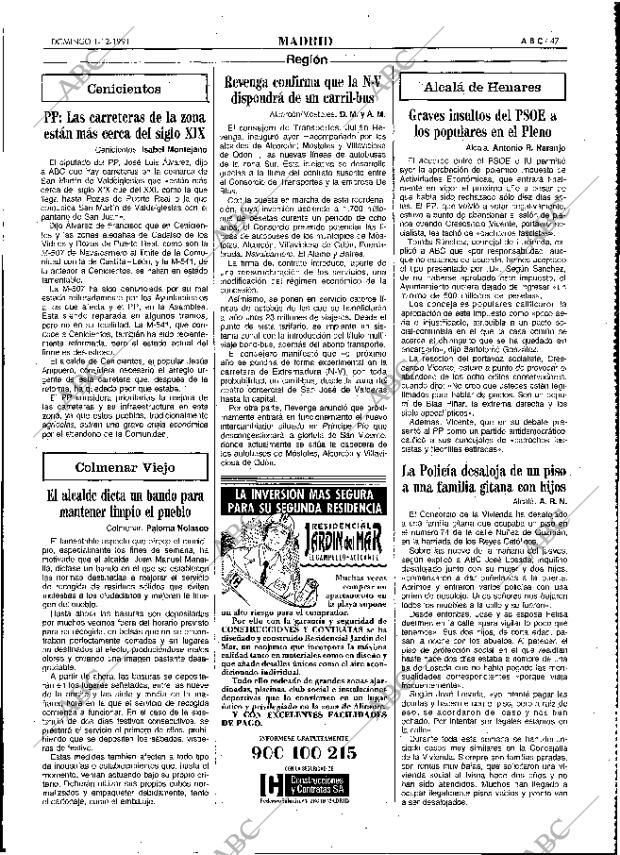 ABC MADRID 01-12-1991 página 47