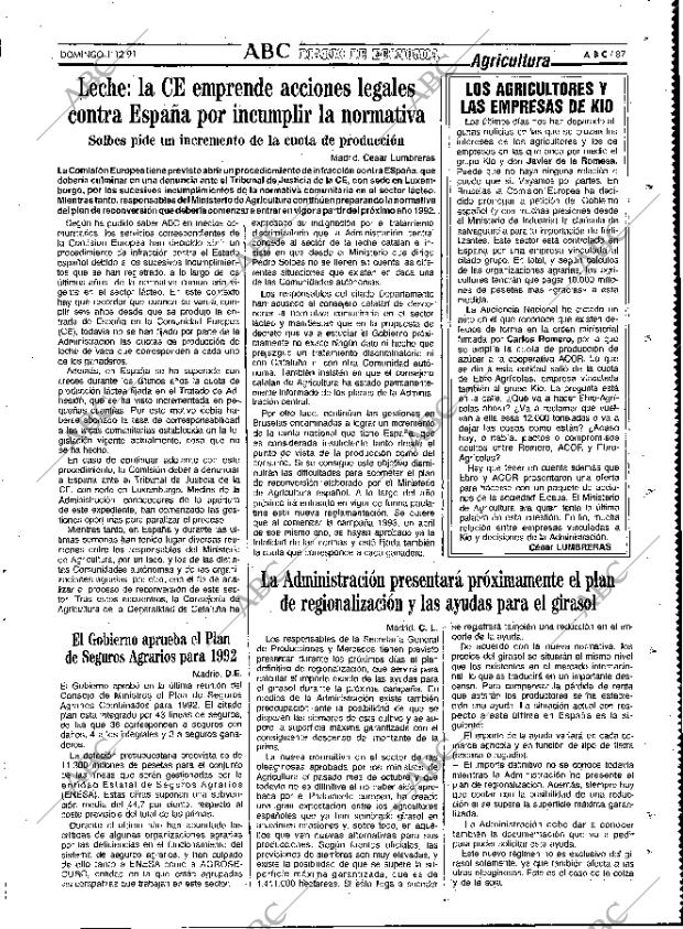 ABC MADRID 01-12-1991 página 87