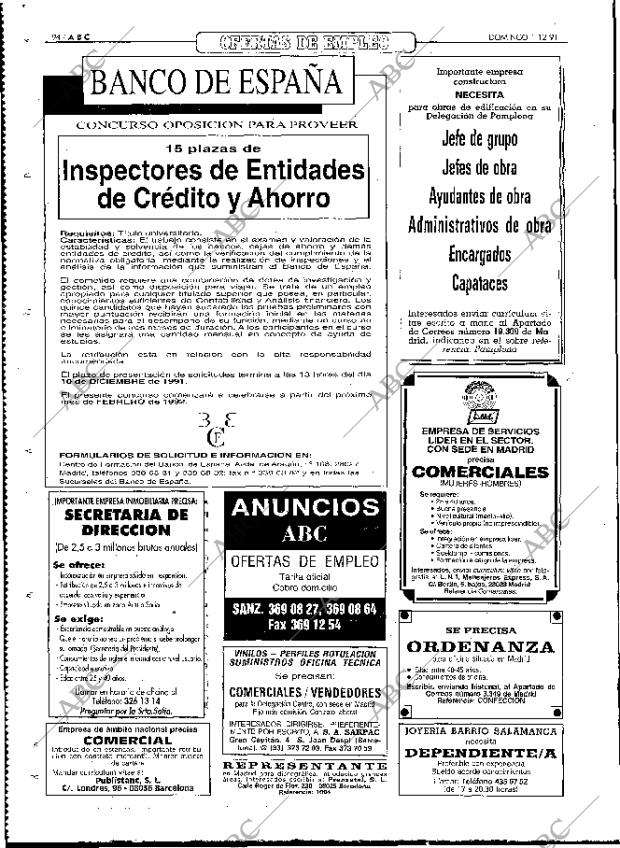 ABC MADRID 01-12-1991 página 94