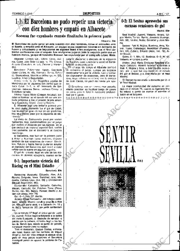 ABC SEVILLA 01-12-1991 página 107