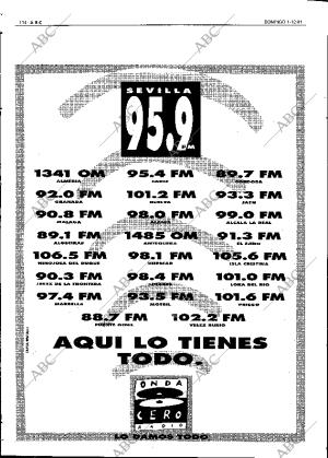 ABC SEVILLA 01-12-1991 página 114