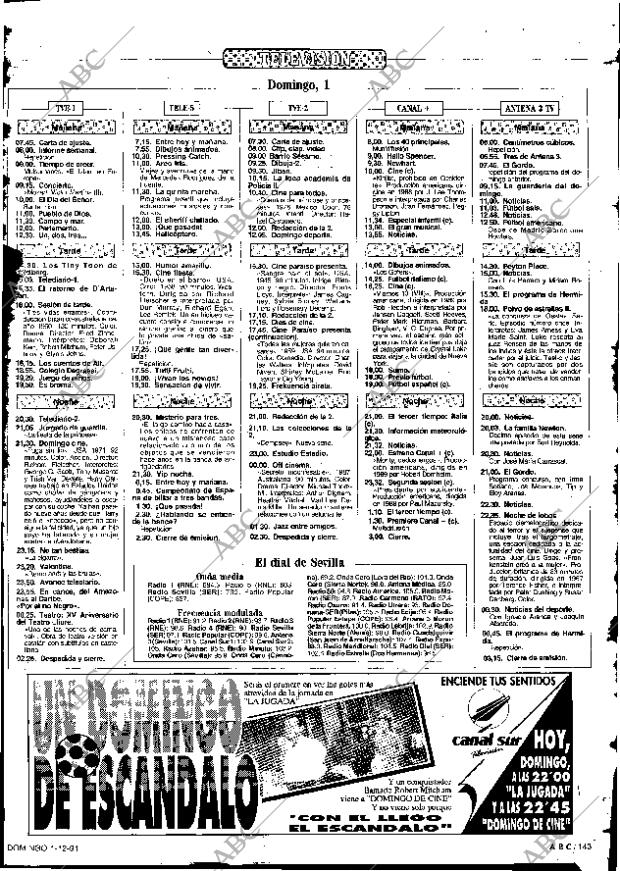 ABC SEVILLA 01-12-1991 página 143