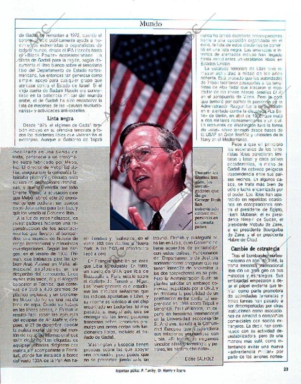 BLANCO Y NEGRO MADRID 01-12-1991 página 23