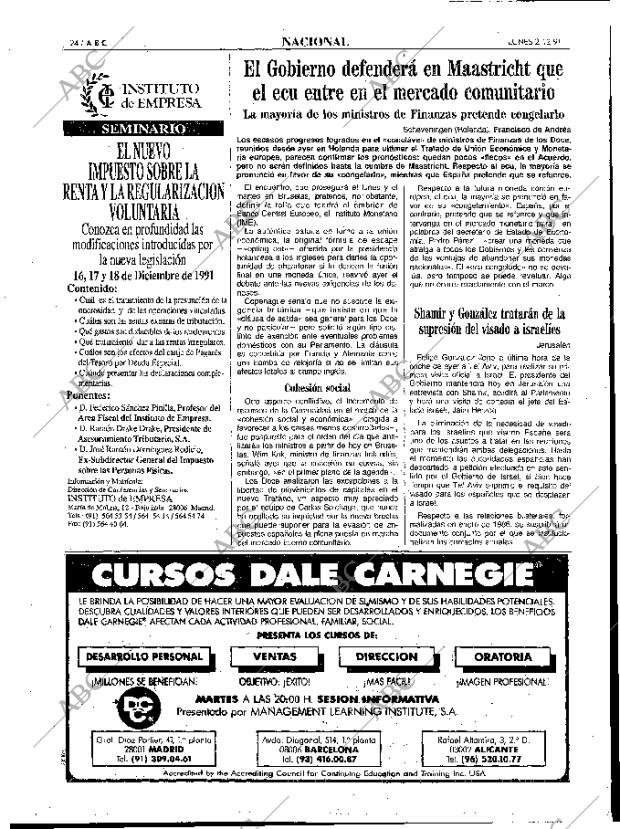 ABC MADRID 02-12-1991 página 24