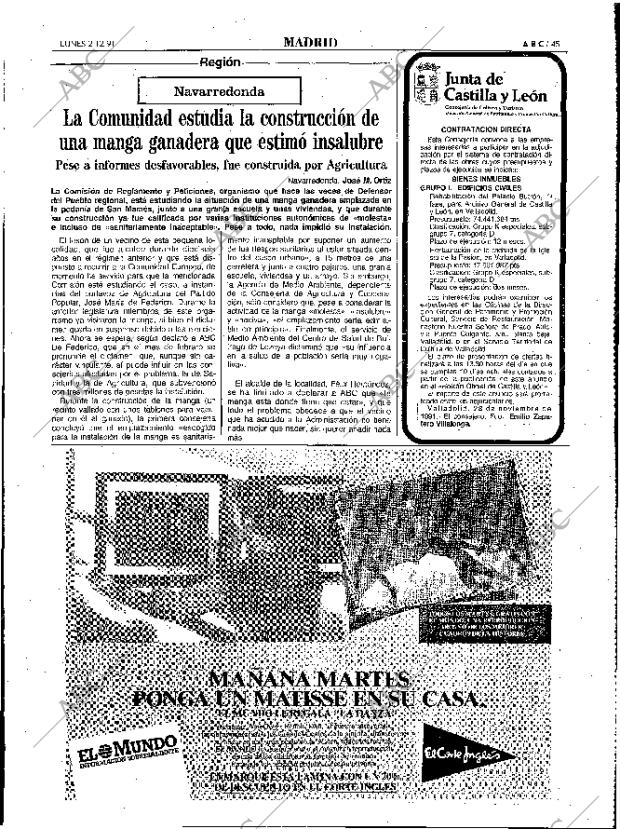 ABC MADRID 02-12-1991 página 45