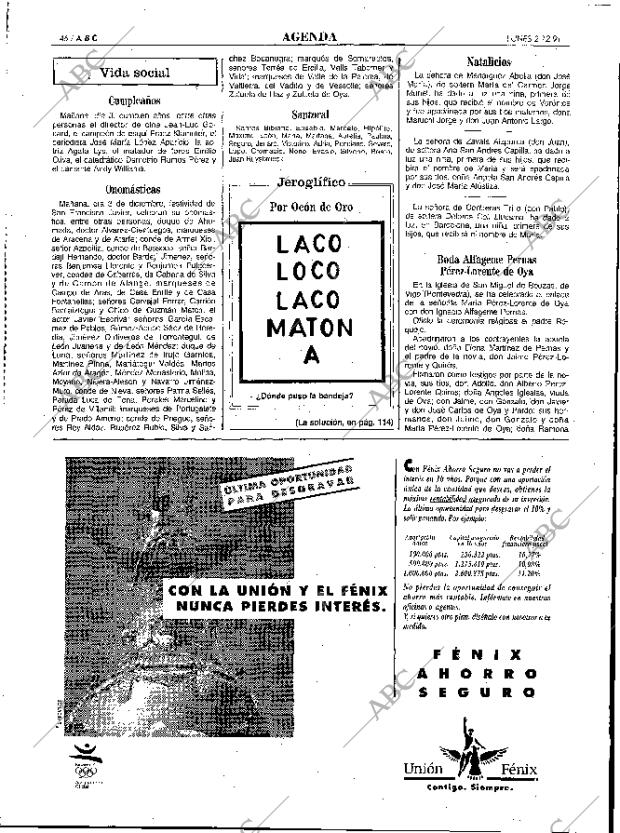 ABC MADRID 02-12-1991 página 46