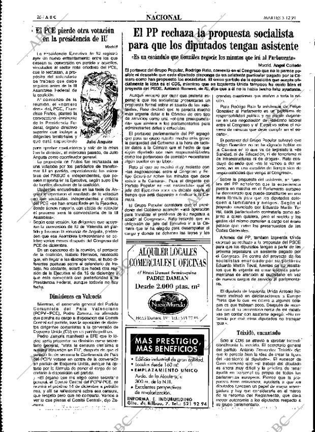 ABC MADRID 03-12-1991 página 26
