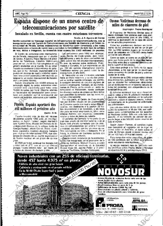 ABC MADRID 03-12-1991 página 70