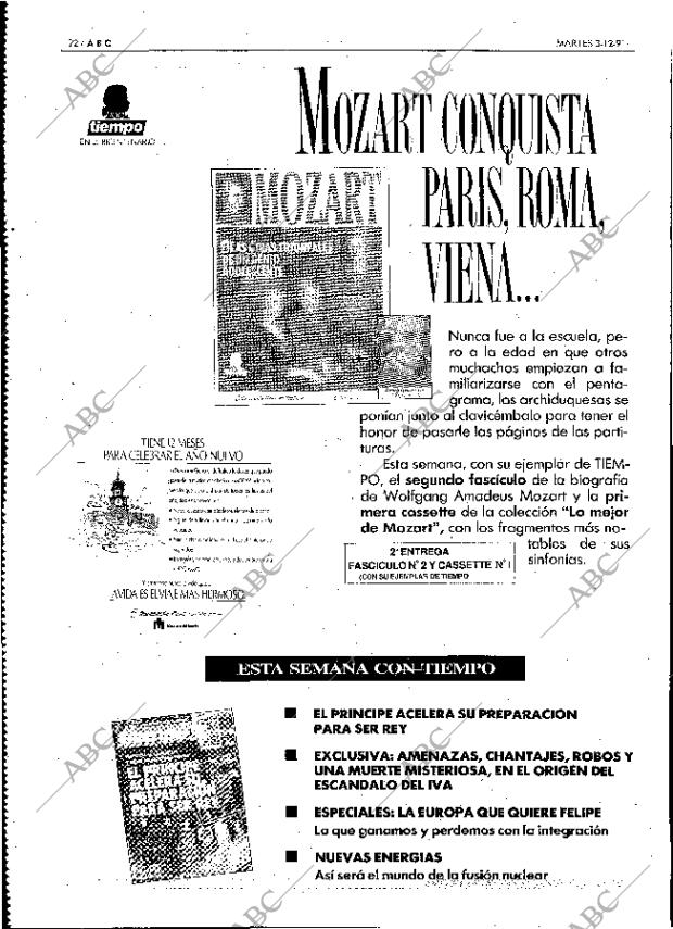 ABC MADRID 03-12-1991 página 72