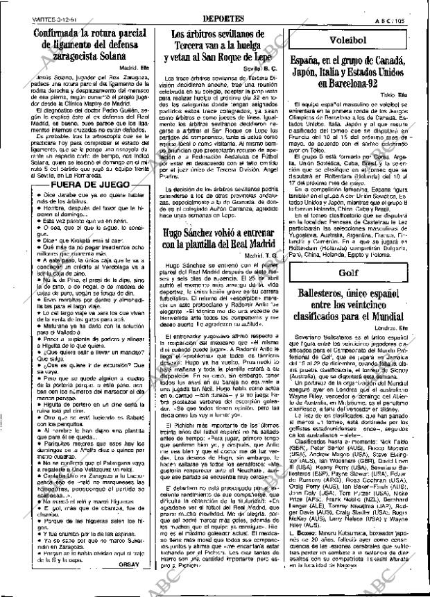 ABC SEVILLA 03-12-1991 página 105