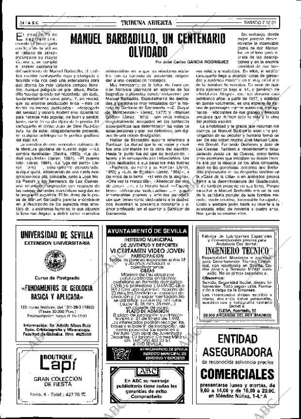ABC SEVILLA 07-12-1991 página 34