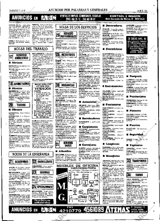 ABC SEVILLA 07-12-1991 página 99