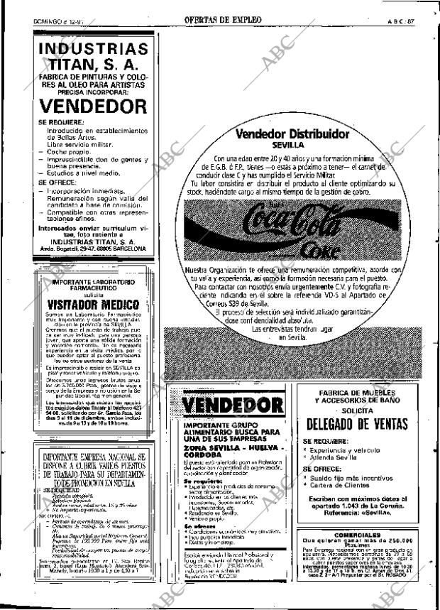 ABC SEVILLA 08-12-1991 página 87