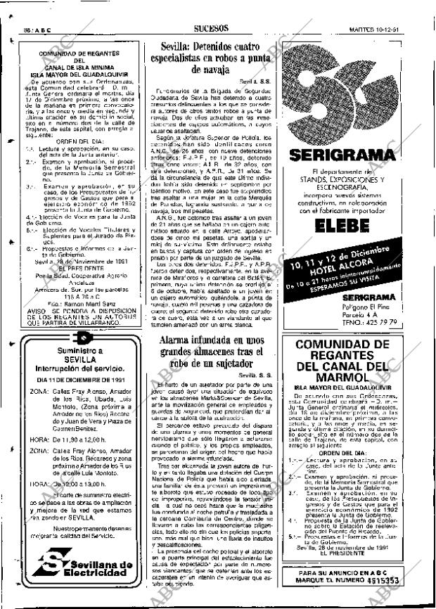 ABC SEVILLA 10-12-1991 página 88