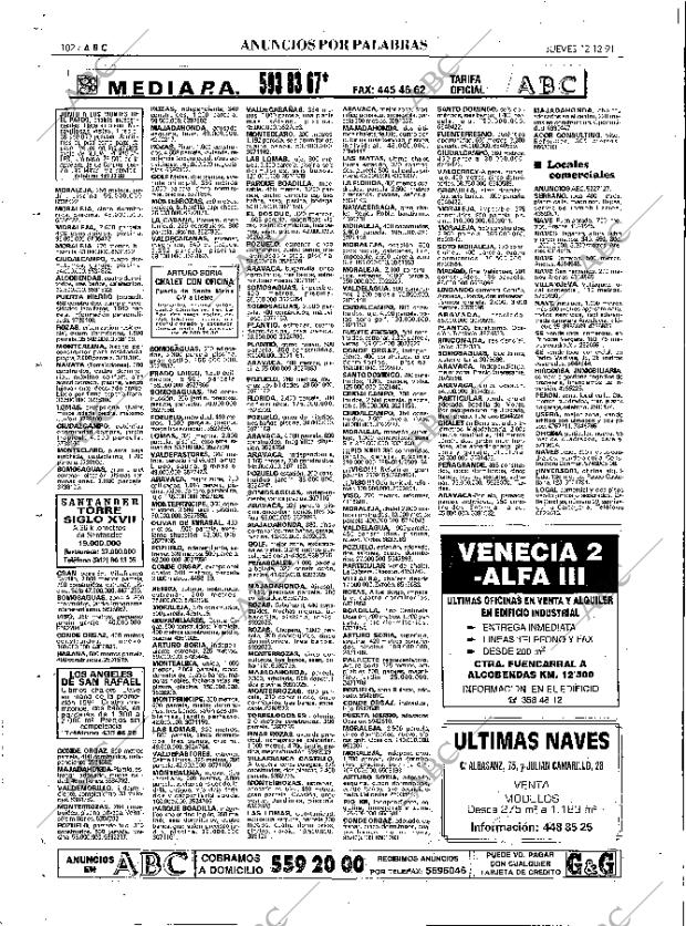ABC MADRID 12-12-1991 página 102