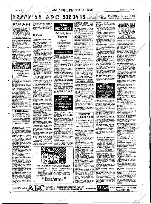 ABC MADRID 12-12-1991 página 104