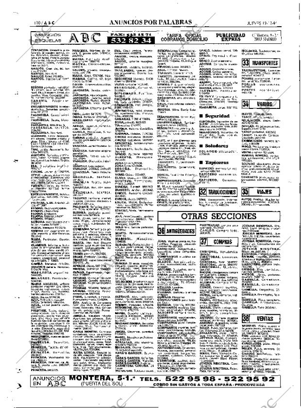 ABC MADRID 12-12-1991 página 110