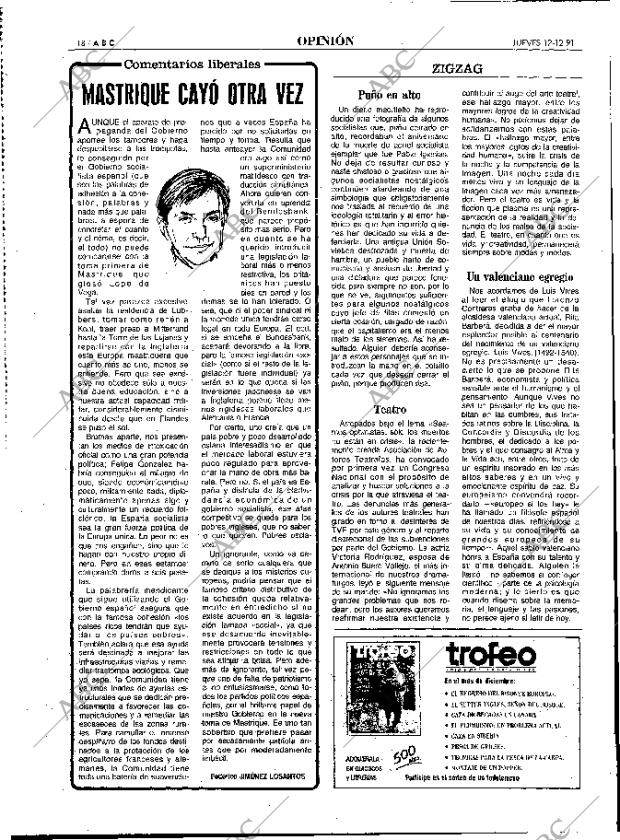 ABC MADRID 12-12-1991 página 18