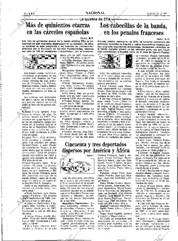 ABC MADRID 12-12-1991 página 22