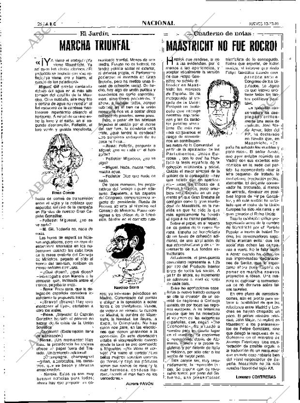ABC MADRID 12-12-1991 página 26