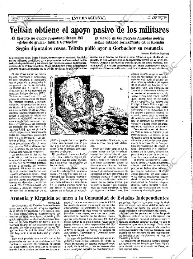 ABC MADRID 12-12-1991 página 27
