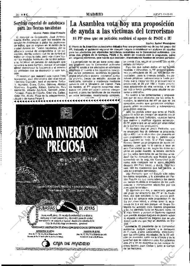 ABC MADRID 12-12-1991 página 36
