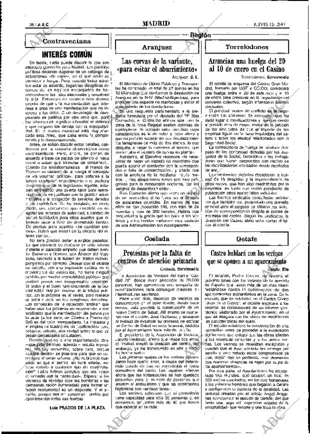 ABC MADRID 12-12-1991 página 38