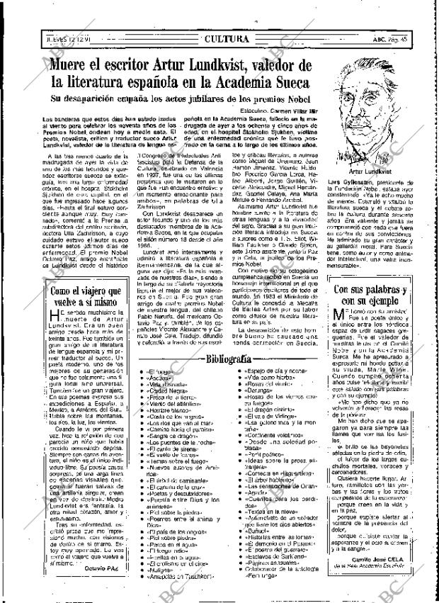 ABC MADRID 12-12-1991 página 45