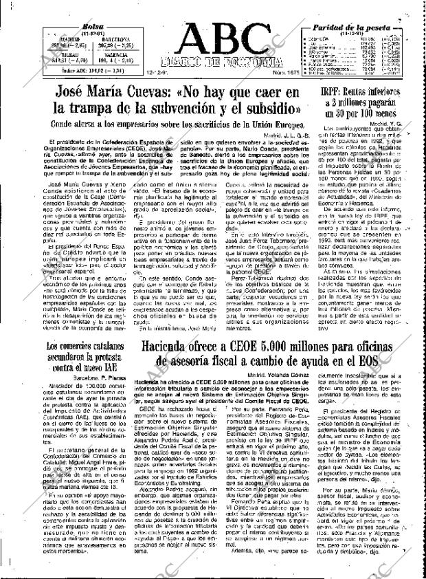 ABC MADRID 12-12-1991 página 67