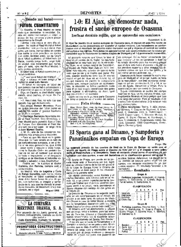 ABC MADRID 12-12-1991 página 80