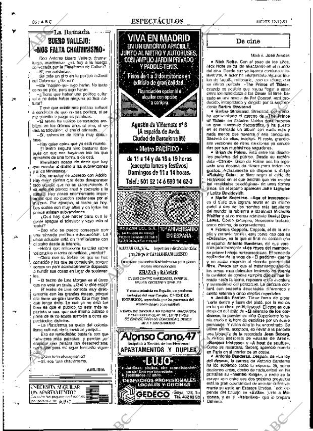 ABC MADRID 12-12-1991 página 86
