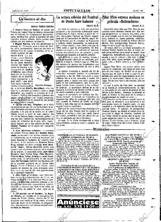 ABC MADRID 12-12-1991 página 89