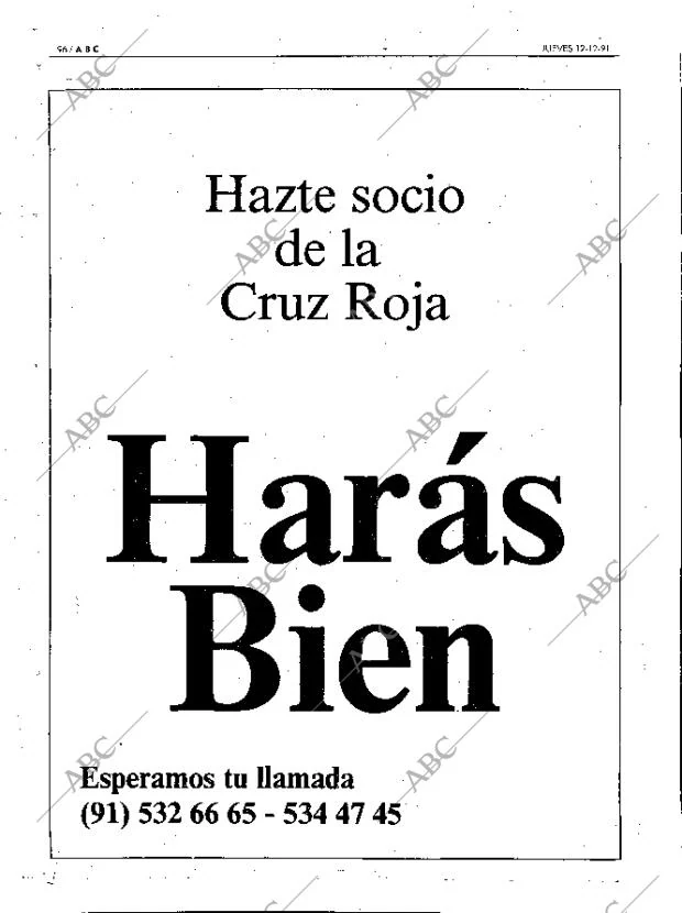 ABC MADRID 12-12-1991 página 96