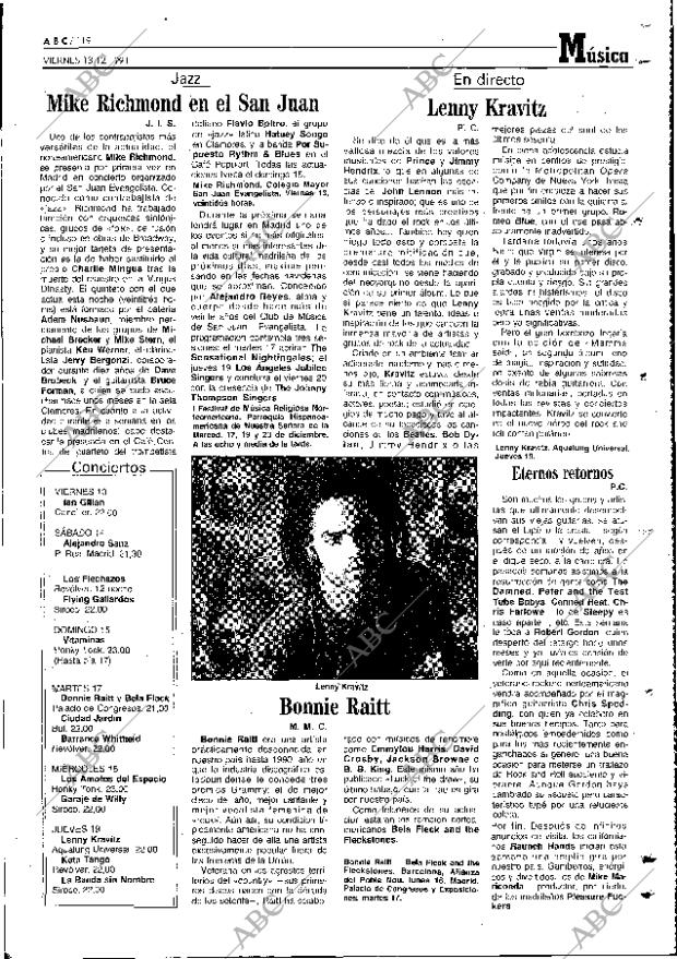 ABC MADRID 13-12-1991 página 119
