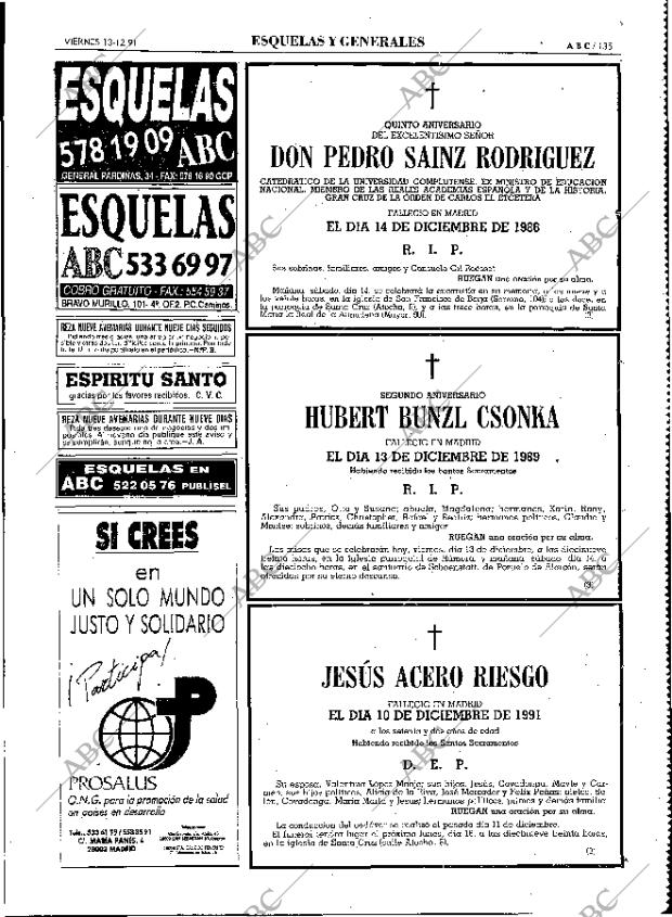 ABC MADRID 13-12-1991 página 135