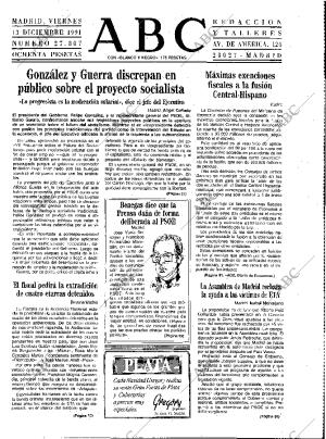 ABC MADRID 13-12-1991 página 15