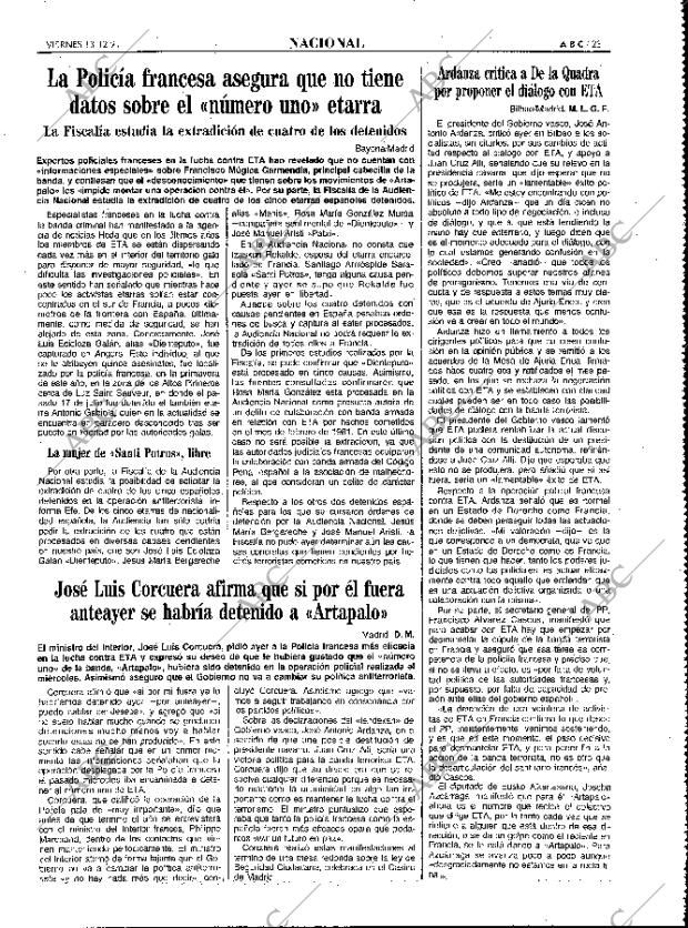 ABC MADRID 13-12-1991 página 23