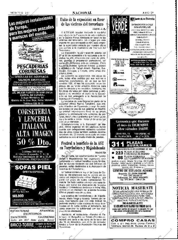 ABC MADRID 13-12-1991 página 29