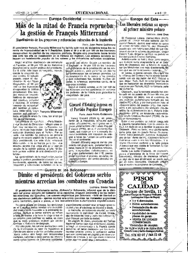 ABC MADRID 13-12-1991 página 39