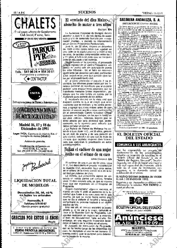 ABC MADRID 13-12-1991 página 88