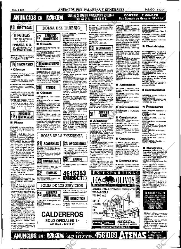 ABC SEVILLA 14-12-1991 página 106