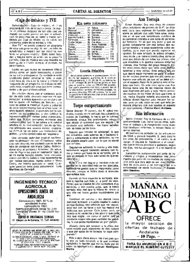 ABC SEVILLA 14-12-1991 página 16